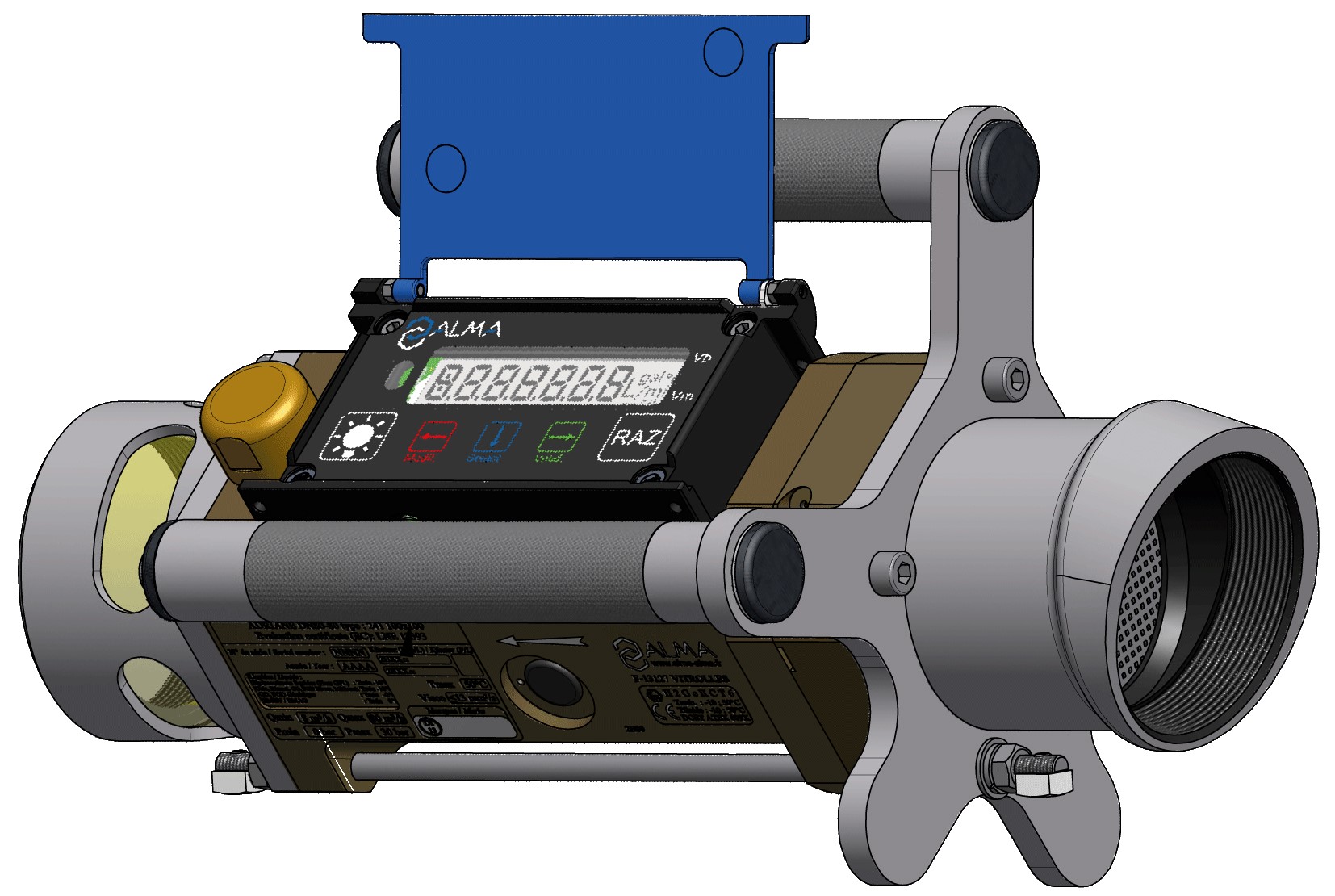 Medidores para camiones cisterna. Calculador electronico de precision ...