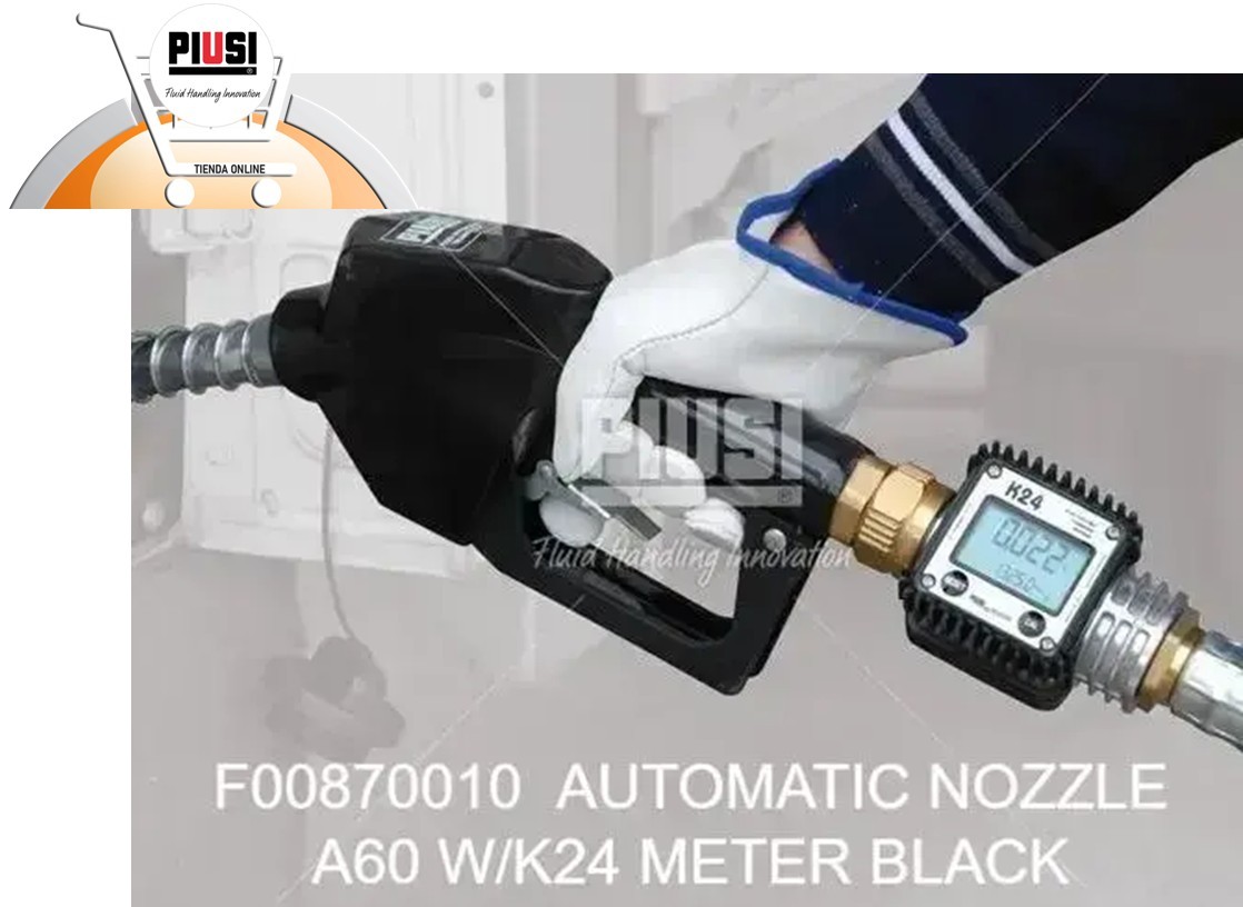 Pistola automatica suministro de gasoil con contador digital. K24 PIUSI F00408100