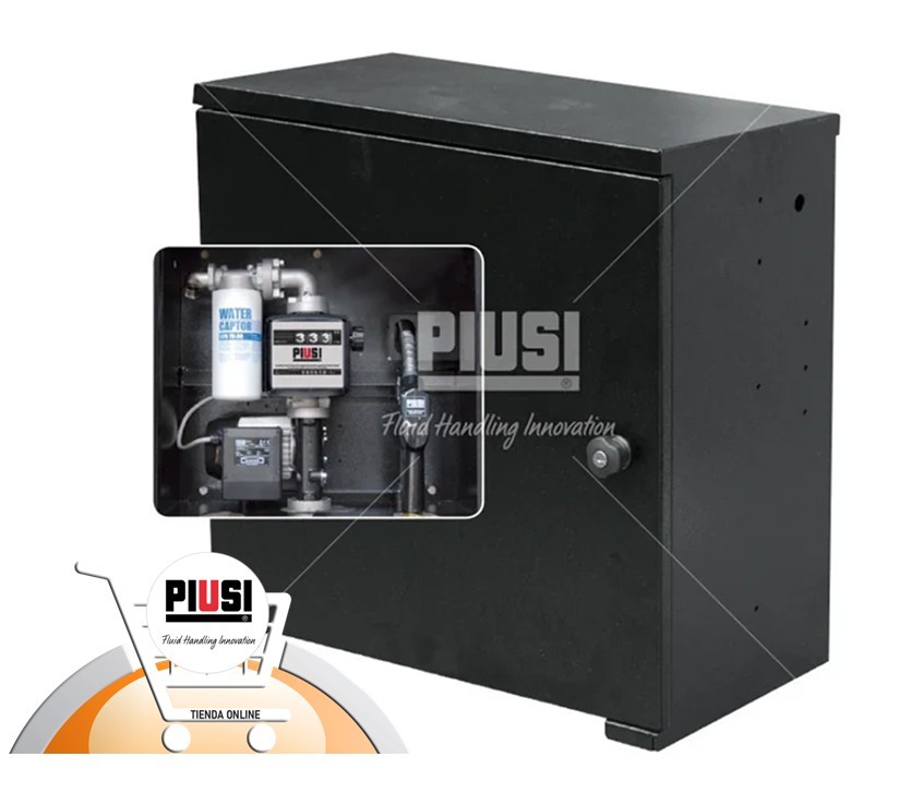 Estacion de suministrto de gasoil en armario metalico St Box PANTHER 56 Piusi