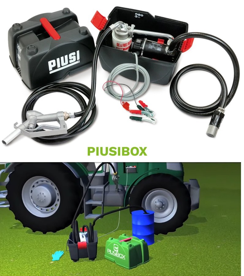 Surtidor portatil a bateria 12 voltios PIUSIBOX Piusi F0023101B